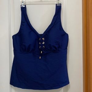 Woman’s Land’s End, Swim Tankini, size 20W, Navy Blue, underwire.